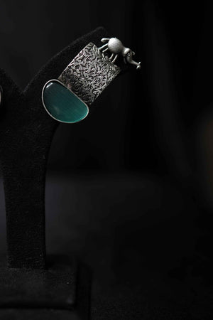 Handcrafted Motif Elephant Earrings