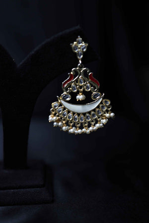 Brass Meenakari Earrings