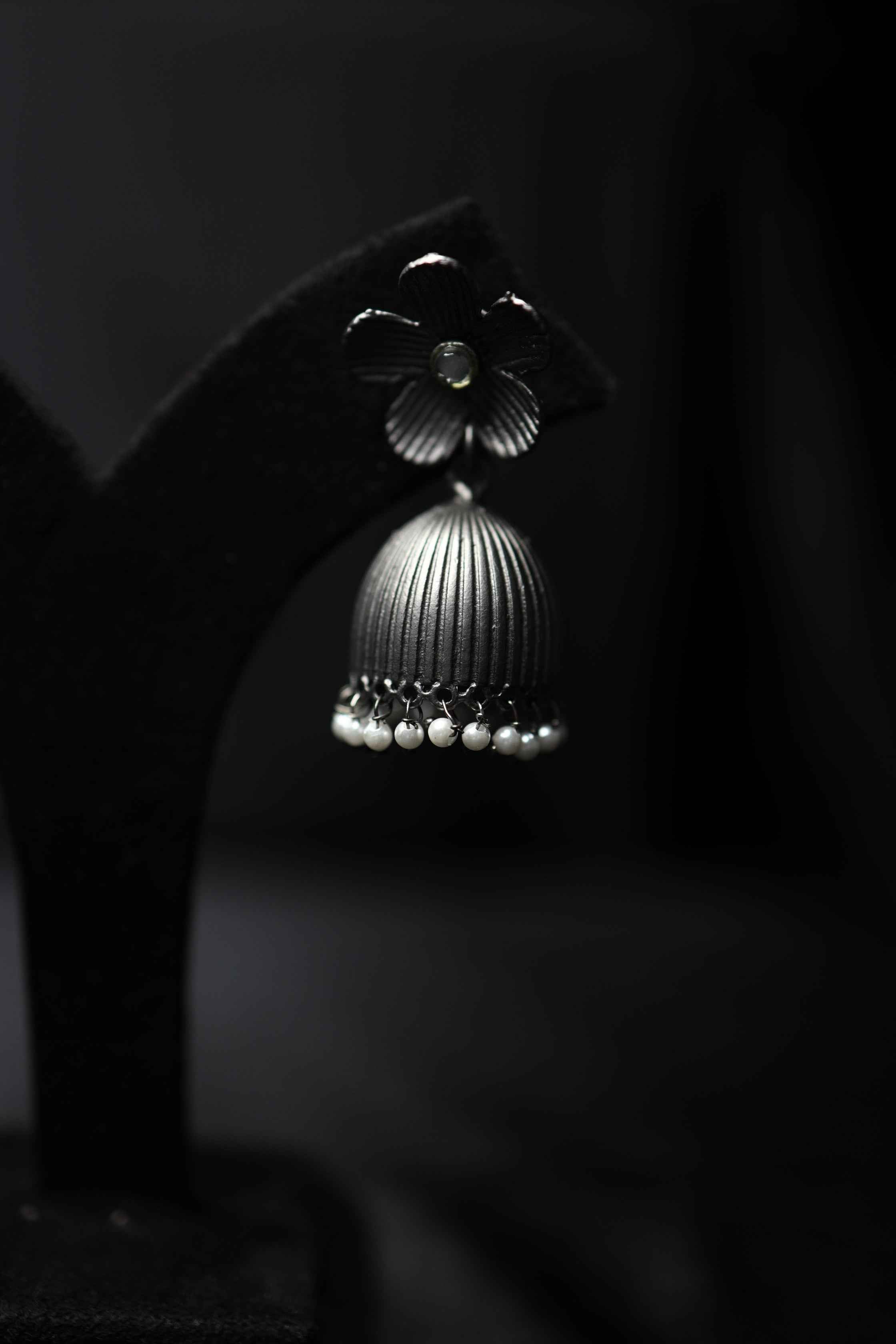 Oxidised Jhumka