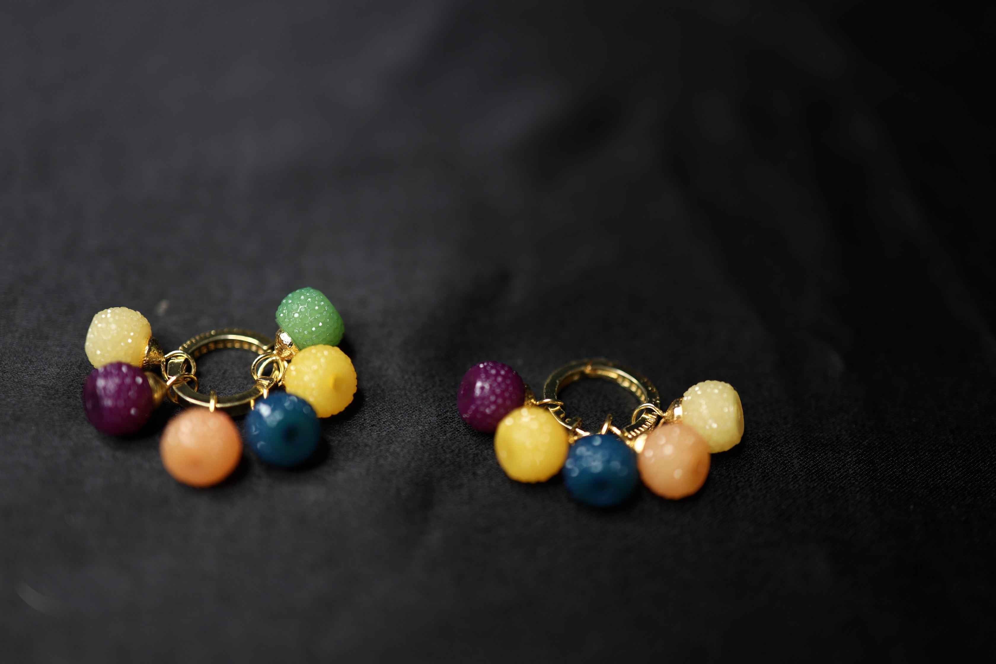 Microgold Plated Round Druzy Bali