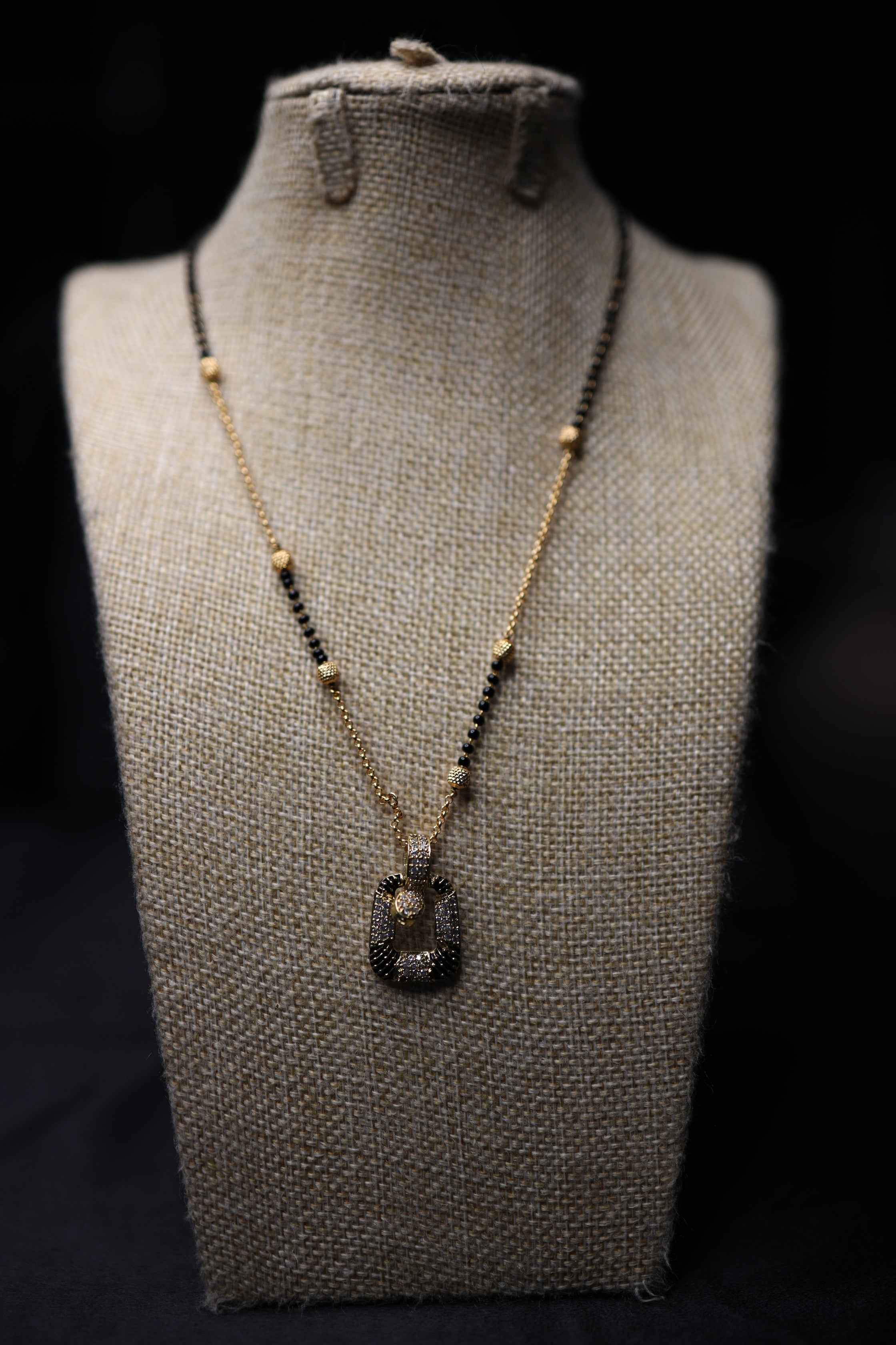 Mangalsutra Meenakari Design