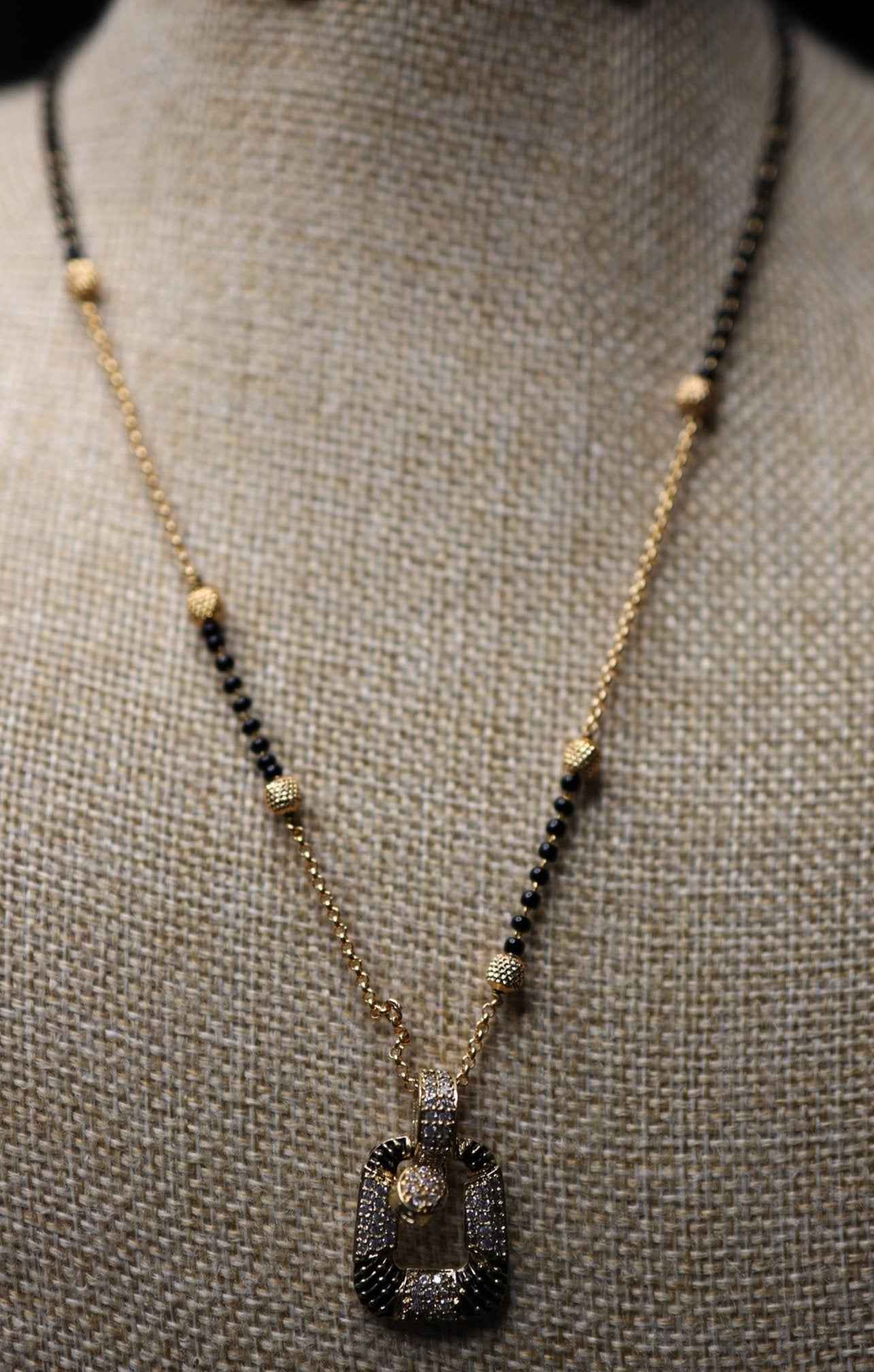 Mangalsutra Meenakari Design