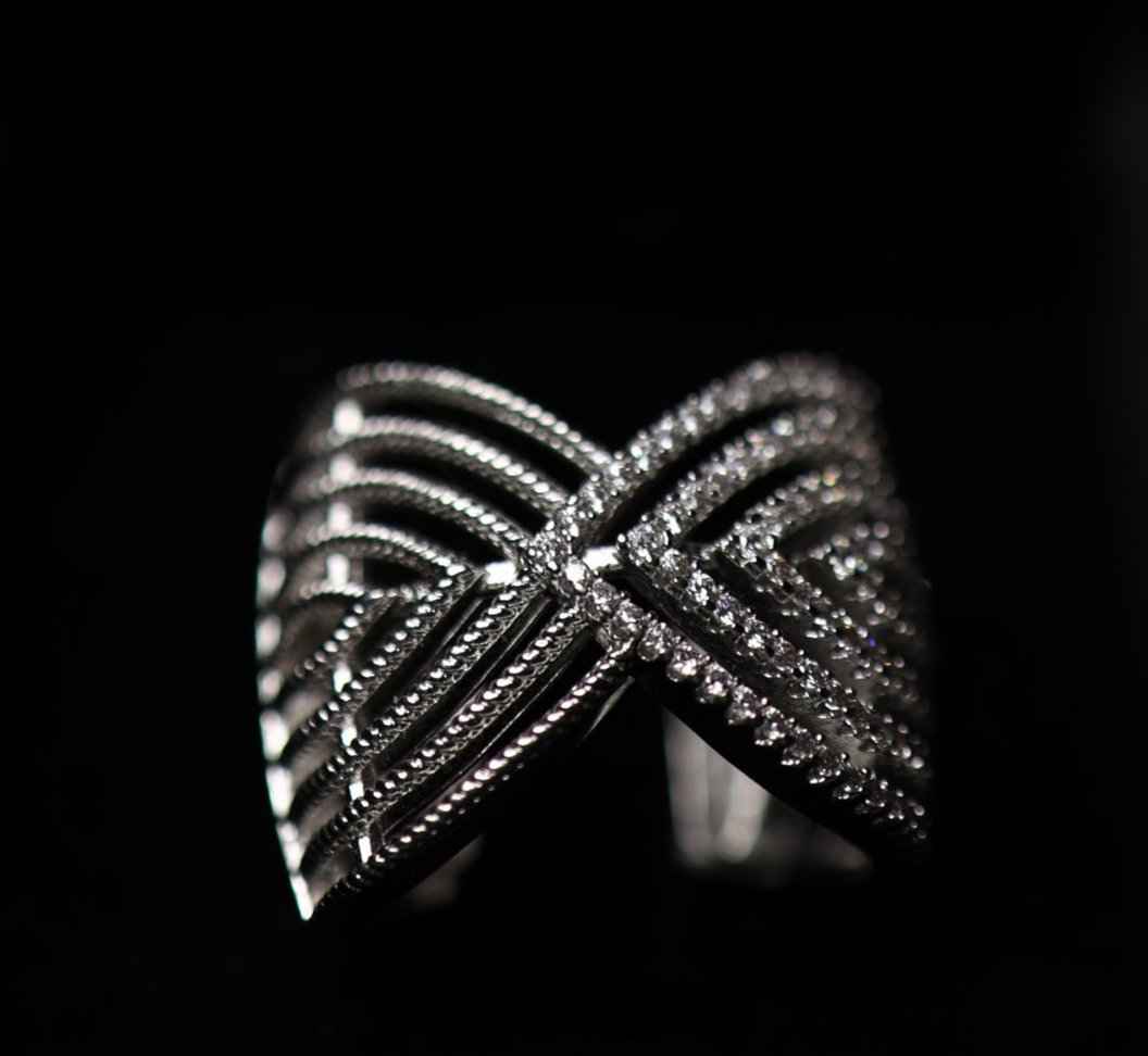 High Finish ZIG ZAG Ring