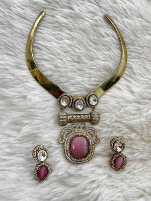 Rose Quartz Heritage Hasli Set