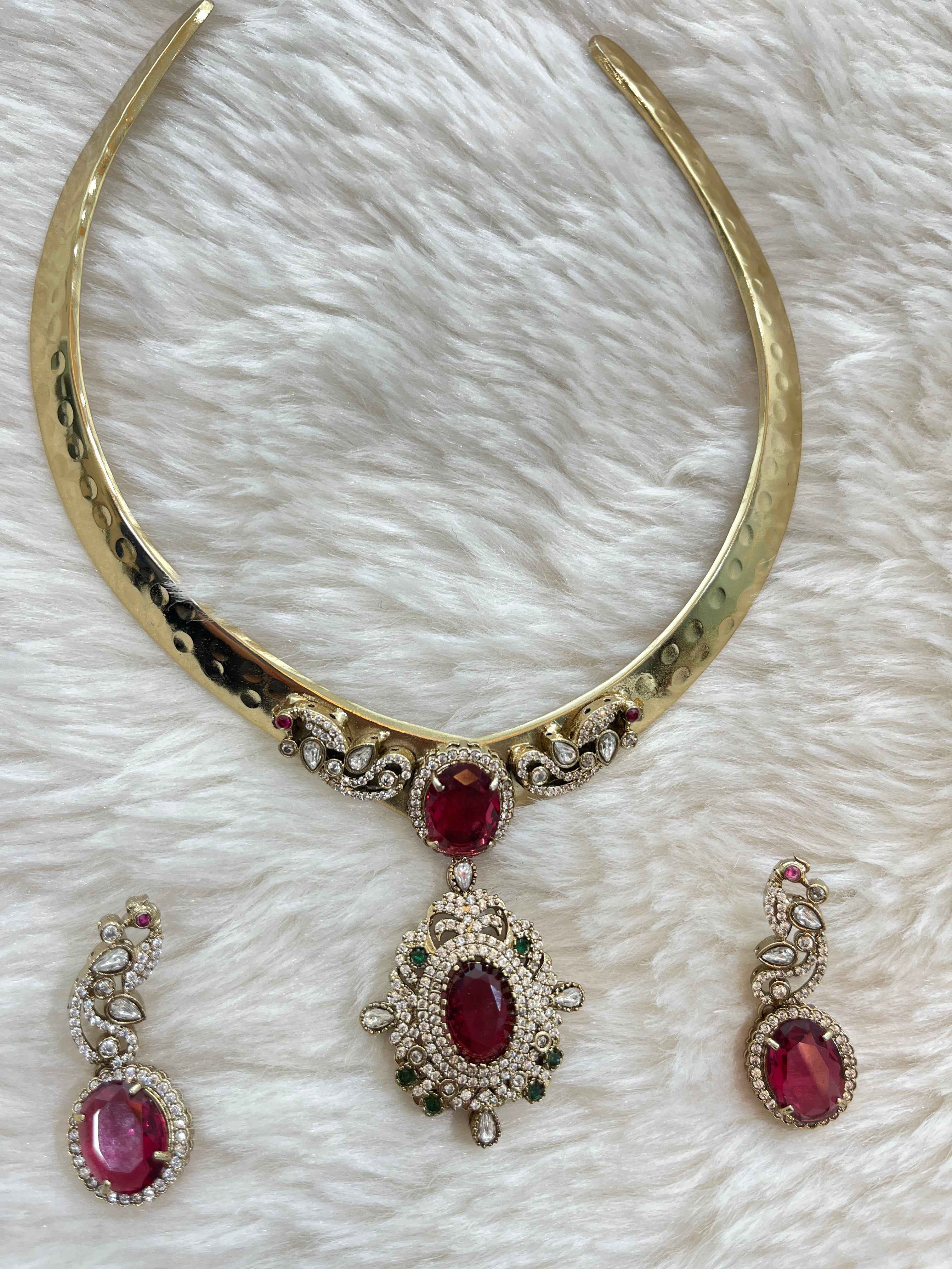 Ruby Majesty Hasli Set