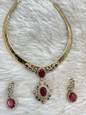 Ruby Majesty Hasli Set