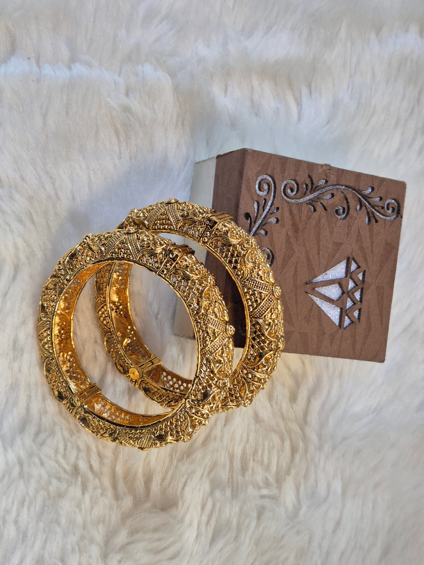 gold plated bangles