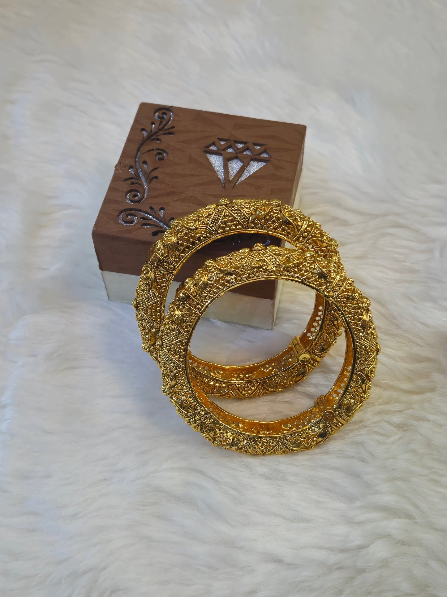 gold plated bangles