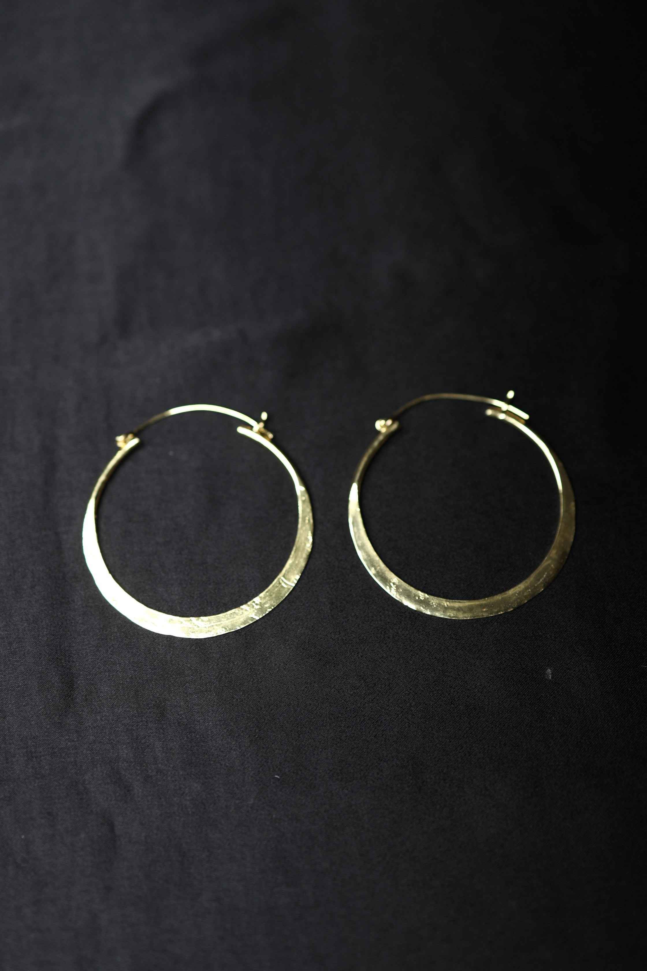 18 CRT Gold Polish Hoops Bali