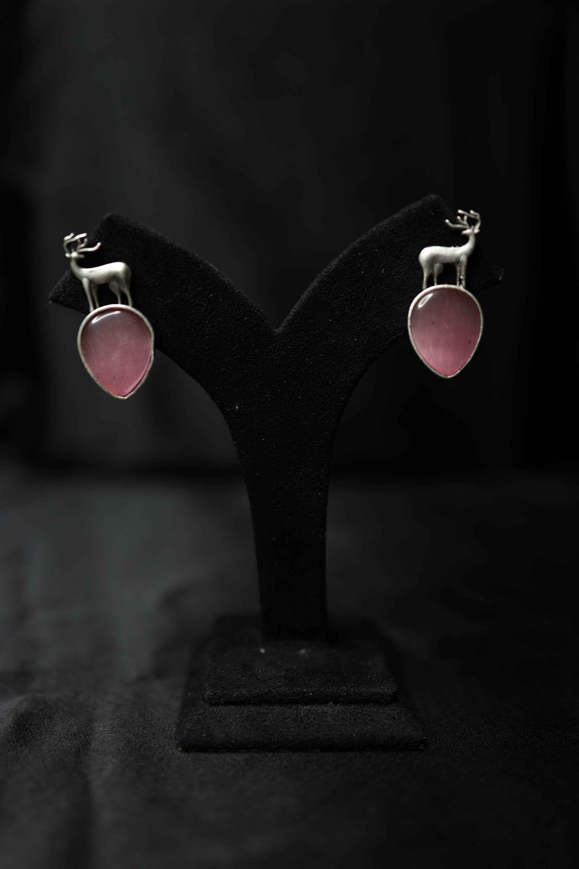 Deer Motif Handcrafted Earrings