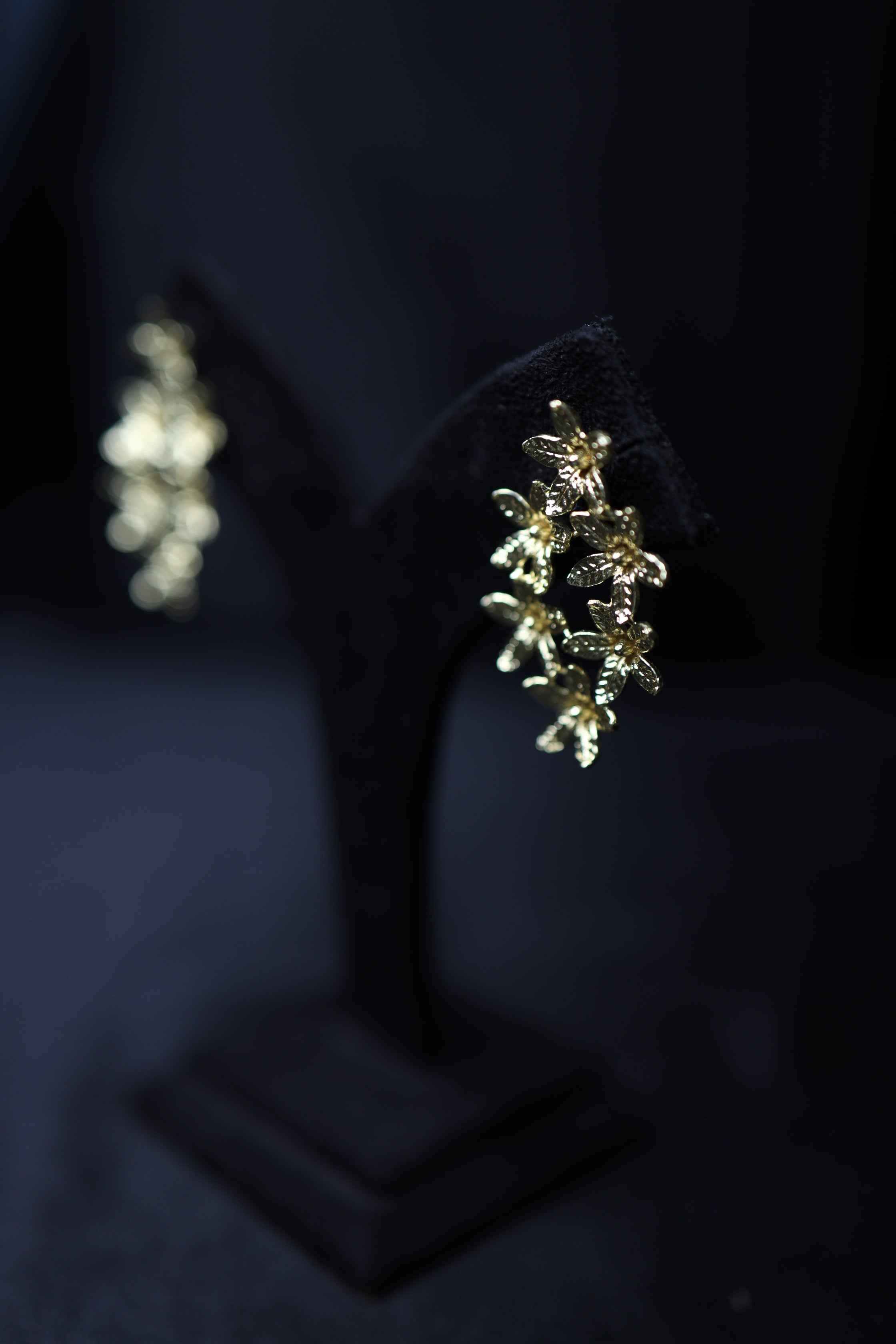 Brass Meenakari Jhumki