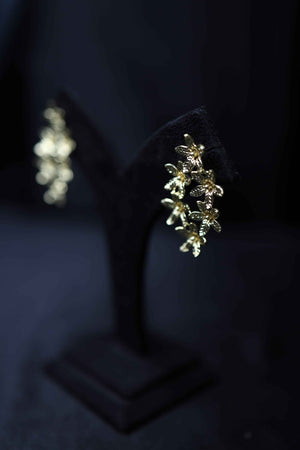 Brass Meenakari Jhumki