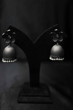 Oxidised Jhumka