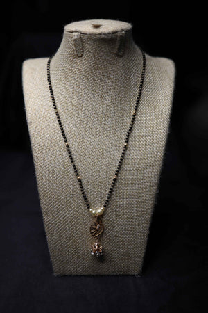 Gold Plated Mangalsutra with CZ Pendant