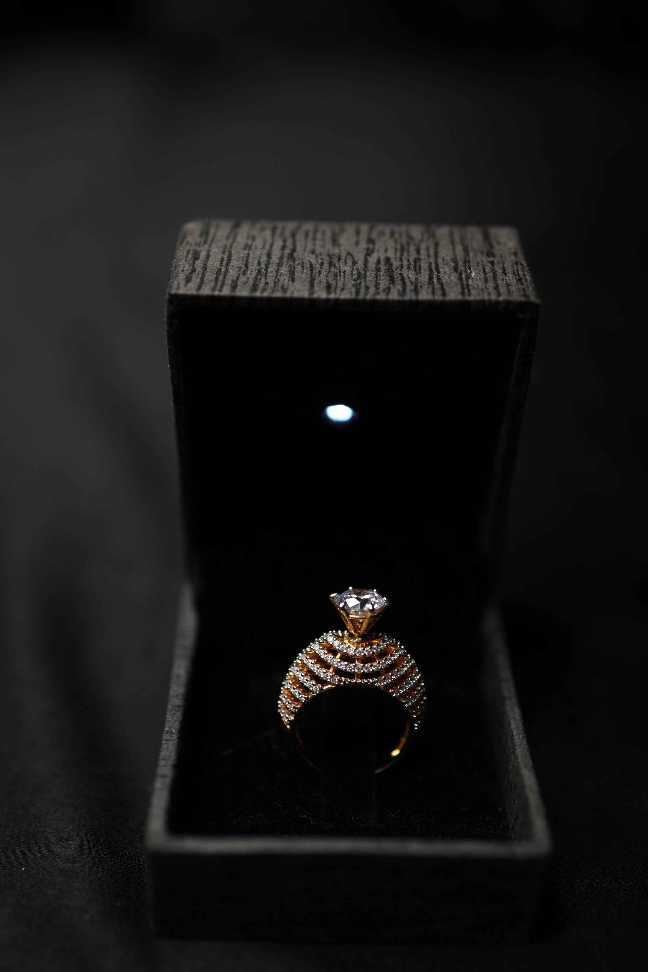 Italian Revolving Diamond Ring