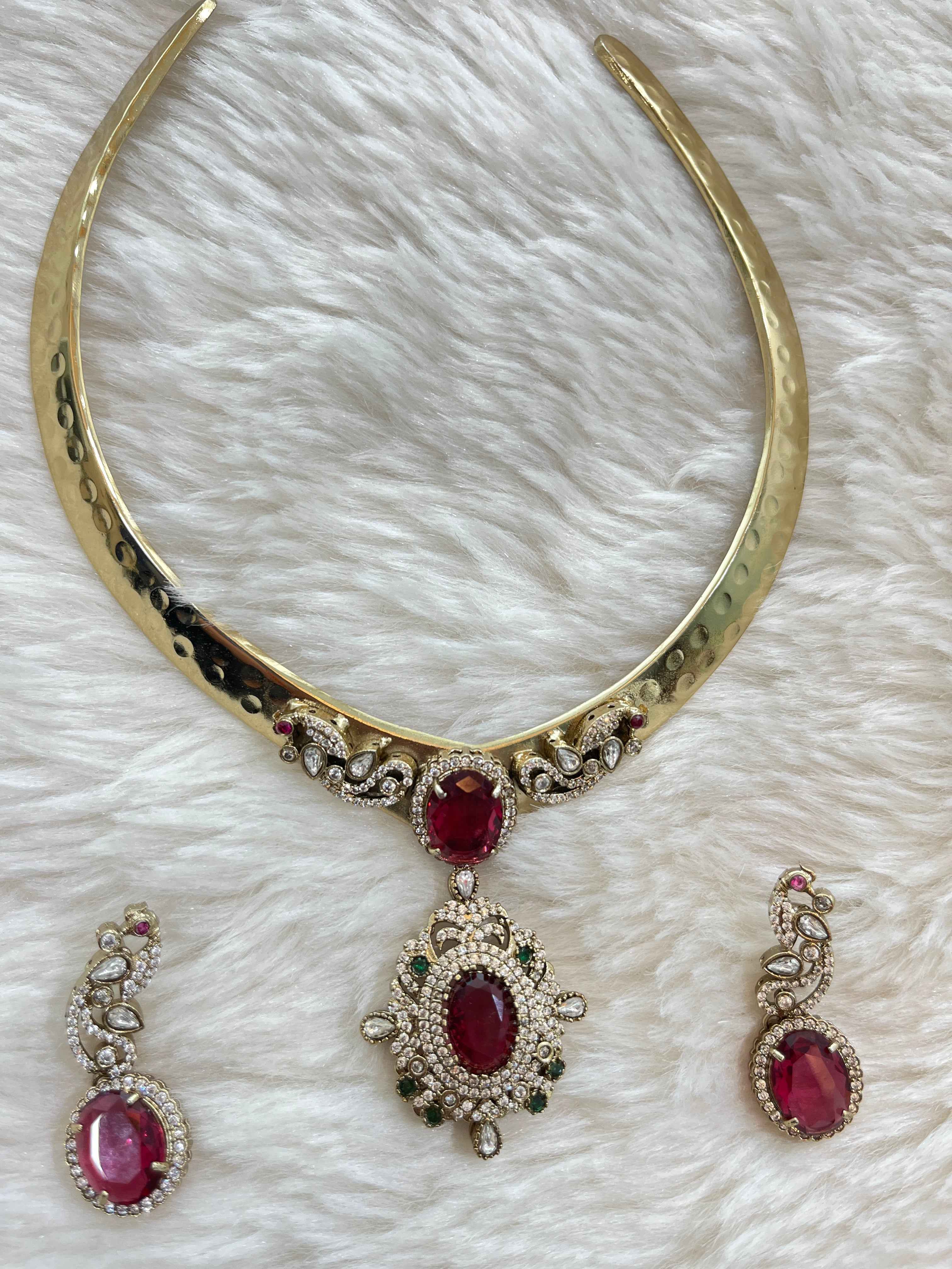 Ruby Majesty Hasli Set