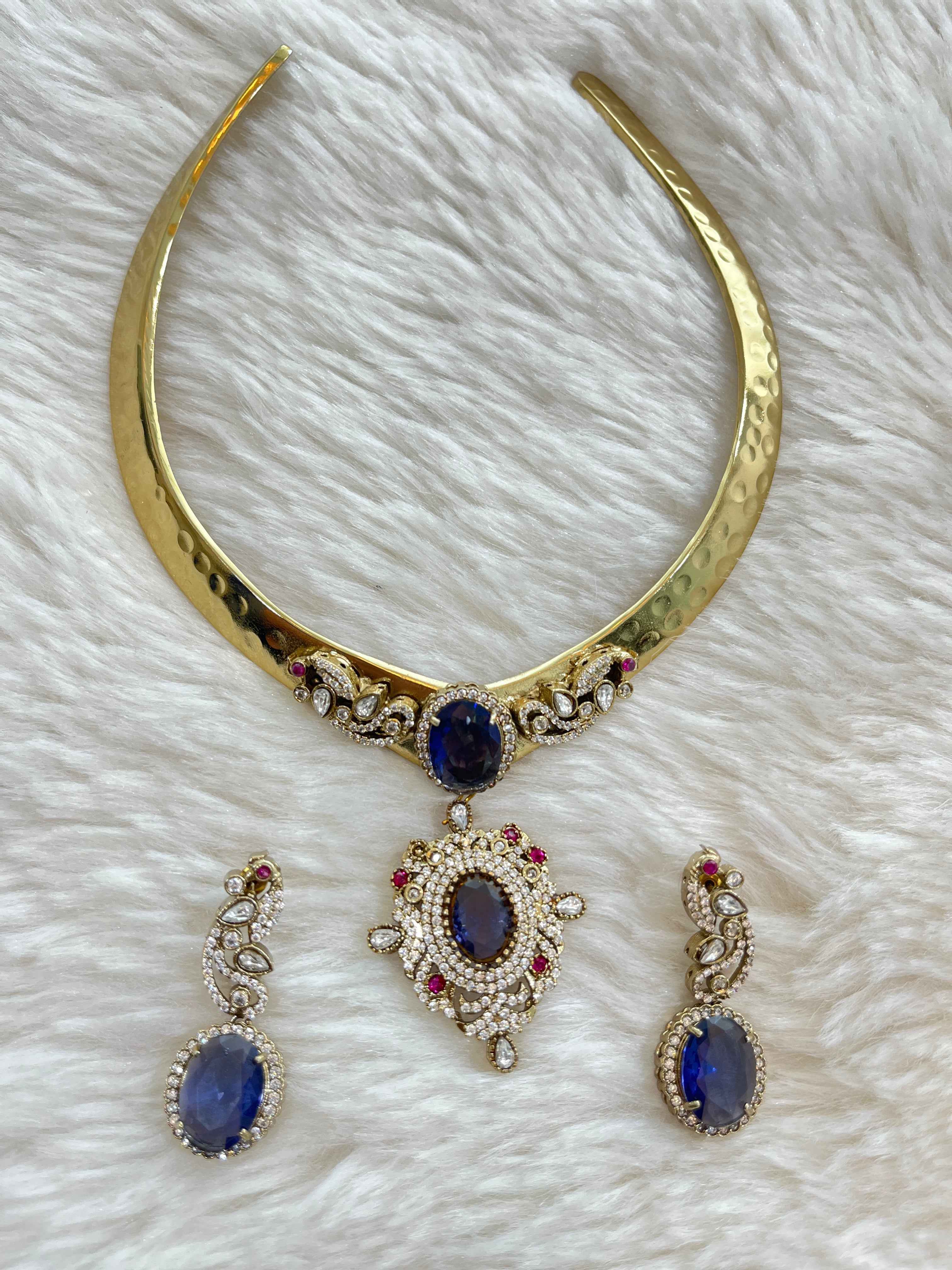 Blue Royal Opulence Hasli Set