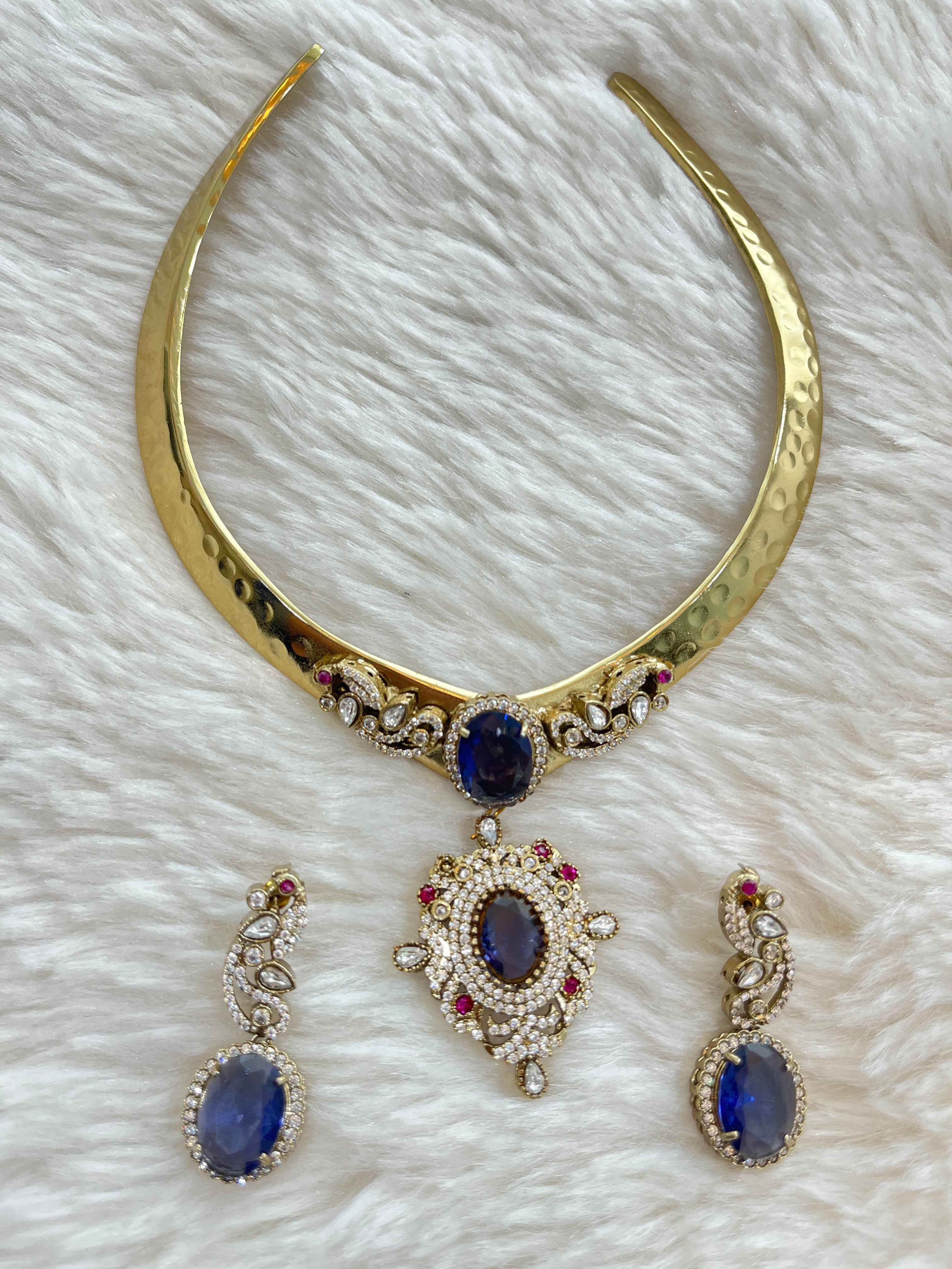 Blue Royal Opulence Hasli Set