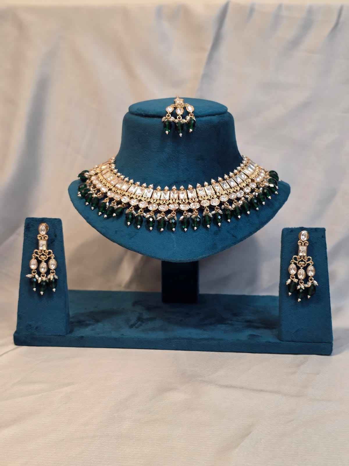 Mosinite kundan bridal sets