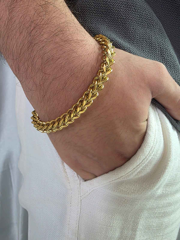 Wheat Chain 5 MM Men's Bracelet