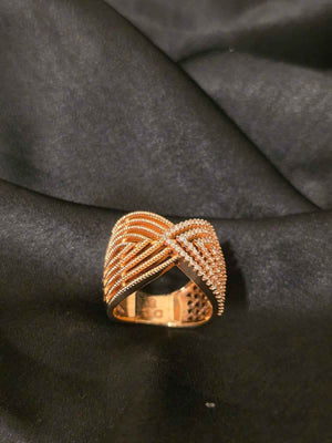 High Finish ZIG ZAG Ring
