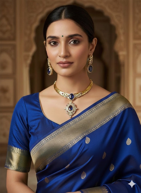 Blue Royal Opulence Hasli Set