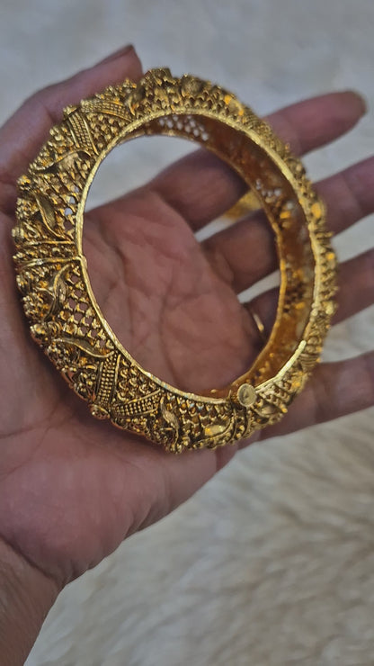 gold plated bangles